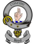 Boyd Family Crest from Scotland Clan Badge